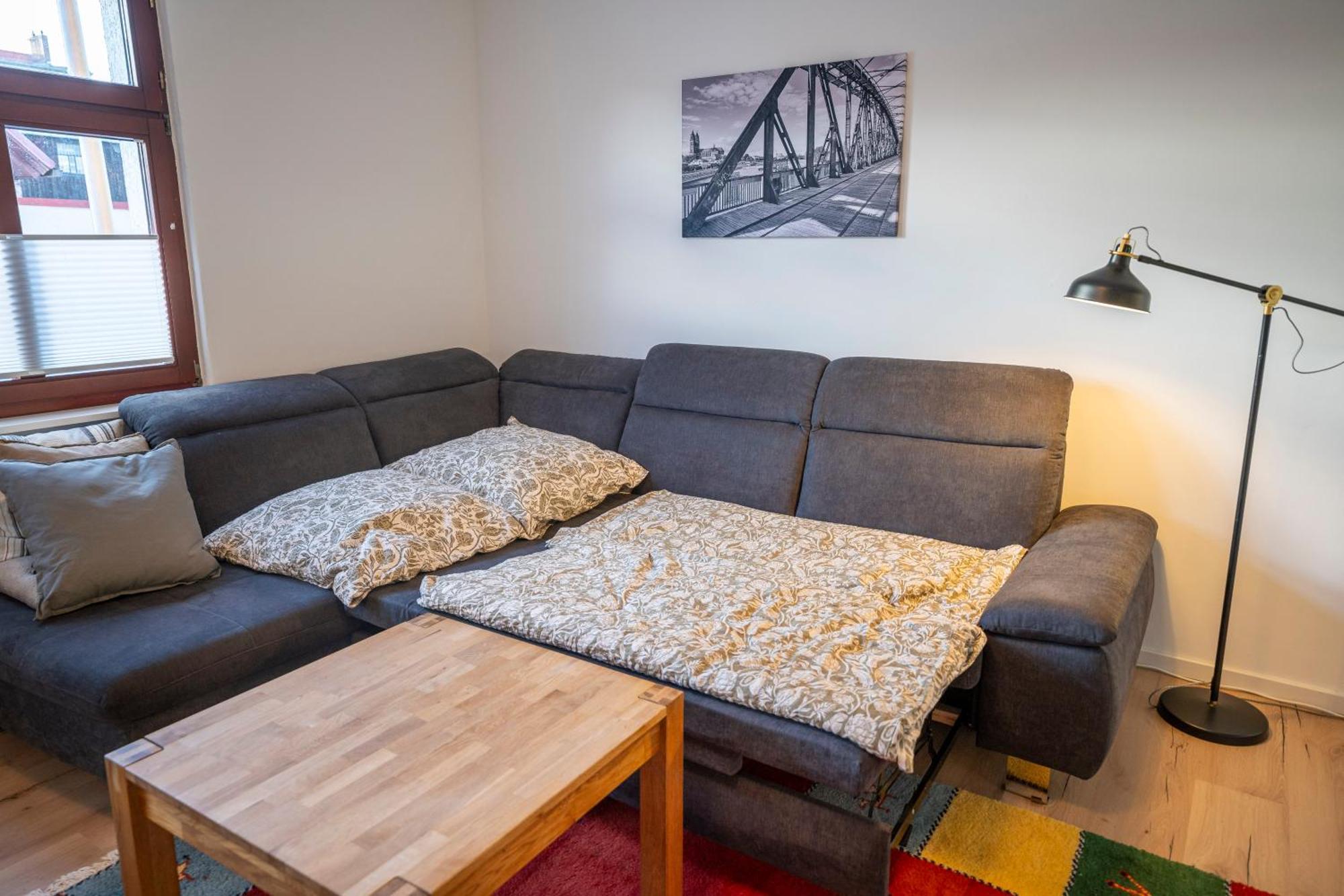 Haus Unterm Mammutbaum - Elberadweg Appartement Maagdenburg Buitenkant foto